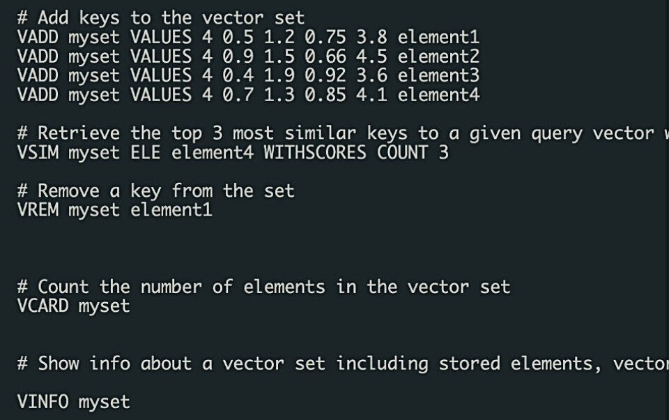 Verstor Set Redis Vector Sets and LangCache speed GenAI models
