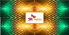 SK hynix logo centered on a glowing geometric tech-inspired background