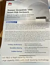Huawei OceanDisk 1800 with DoB SSDV text.