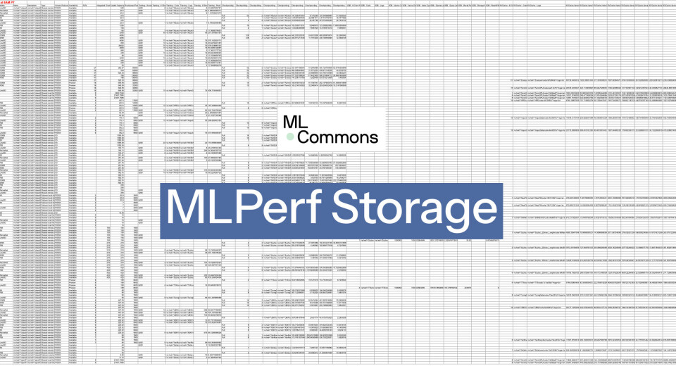 MLPerf Storage benchmark results image.